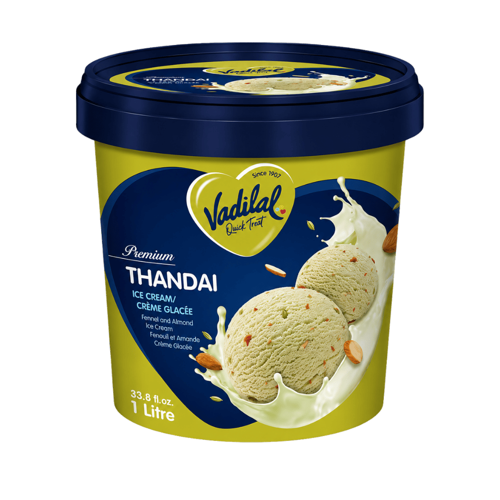 Vadilal Thandai Icecream 1 ltr buy online USA - 1
